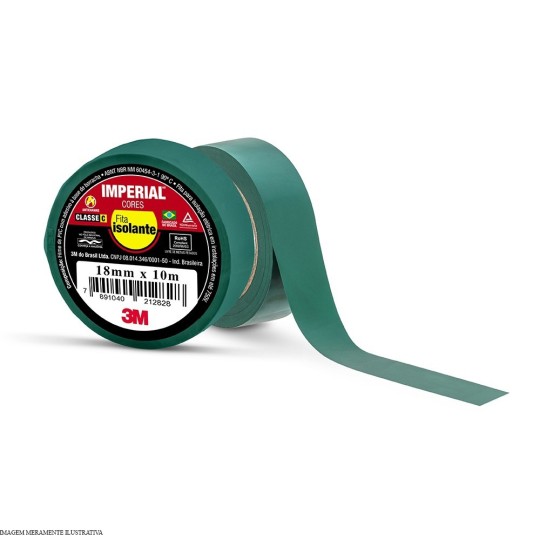 FITA ISOLANTE IMPERIAL | 18x10m | VERDE
