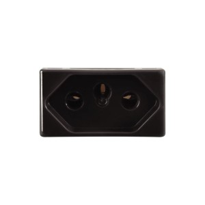 MODULO TOMADA | 2P+T | 20A | 250V | GRAFITE |TRAMONTINA