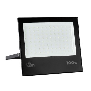 REFLETOR LED | 14470 | 100W | 6500K | BIV | PRETO | KIAN