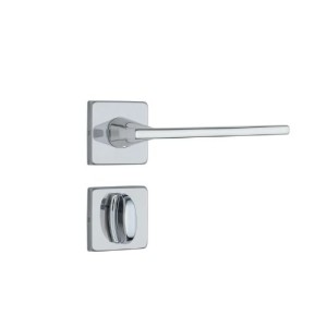 FECHADURA BANHEIRO | ROSETA QUAD CR | ANTARES | ALAVANCA | 3000 | STAM
