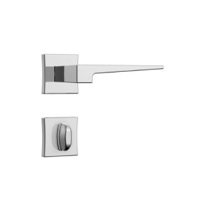 FECHADURA BANHEIRO | ROSETA QUADRADA | ALAVANCA | 3200 | STAM