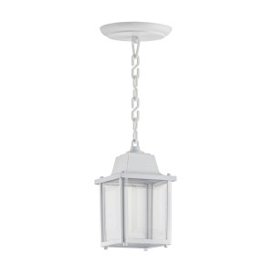 PENDENTE | 8335 | P/1 LAMP. E27 ASPEN BRANCO | CLICK INJET