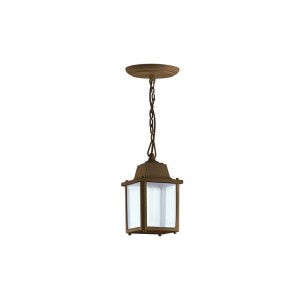 PENDENTE | 8335 | P/1 LAMP. E27 ASPEN MARROM | CLICK INJET