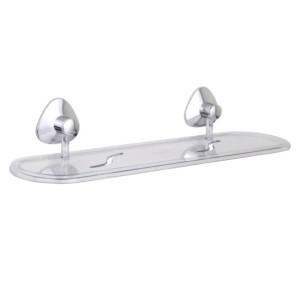 PORTA-SHAMPOO RETO | GENEBRA | CROMADO CRISTAL | DUDA
