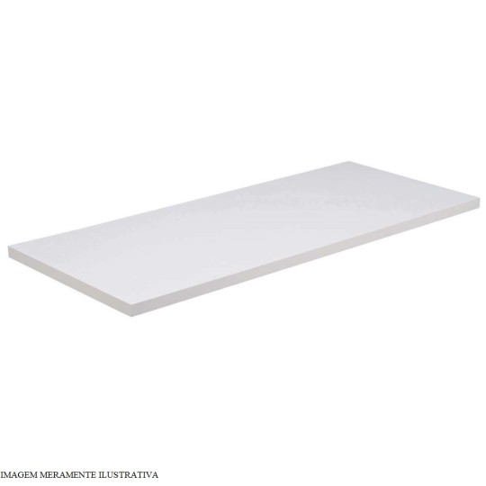PRATELEIRA CONCEPT | 1.5x25x100 | COM SUPORTE | BRANCO | PRATI-K