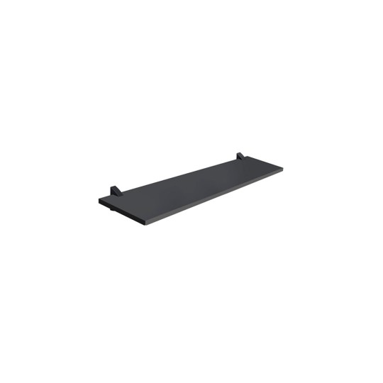PRATELEIRA CONCEPT | 1.5x20x040 | COM SUPORTE | PRETO | PRATI-K