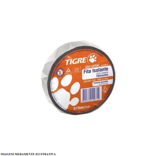 FITA ISOLANTE USO GERAL | 5m | TIGRE