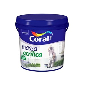 MASSA ACRILICA | BRANCO | 5.7kg | CORAL
