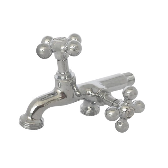 TORNEIRA TANQUE-MAQUINA PAREDE | ABS | 7153-C38 | 1/2x3/4 DN15/20 | CR | BIG LU