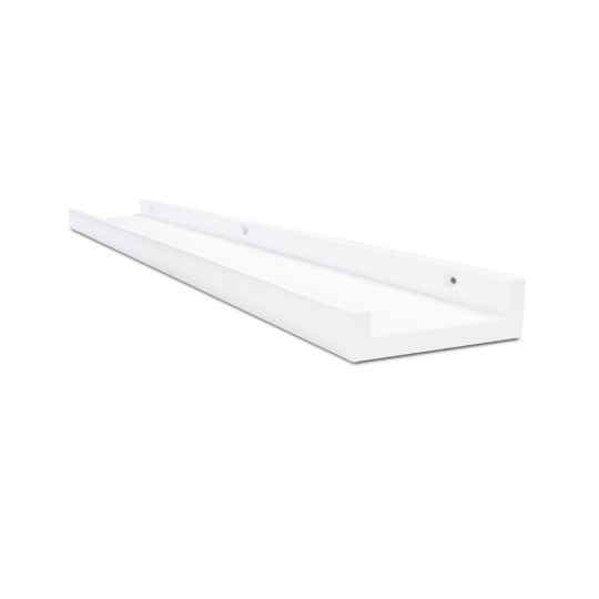 PRATELEIRA DECORARE PORTA QUADRO | 4x9x60 | BRANCO | PRATI-K