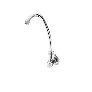 TORNEIRA PARA COZINHA PAREDE | BICA MOVEL | 1/4V | ABS CROMADA | JAPI