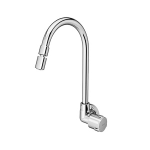 TORNEIRA COZINHA PAREDE | BICA ALTA | NOVA RIVA | CROMADO | DOCOL