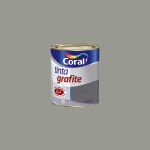 TINTA ESMALTE GRAFITE | CINZA CLARO | 0.9L | CORAL
