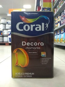 DECORA DIAMANTE SEMI BRILHO | BRANCO | 18L | CORAL