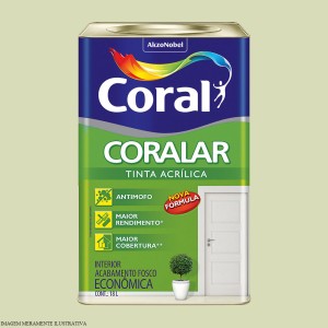 CORALAR ACRILICO + DESEMPENHO | VERDE VALE | 18L | CORAL