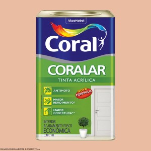 CORALAR ACRILICO + DESEMPENHO | PESSEGO | 18L | CORAL