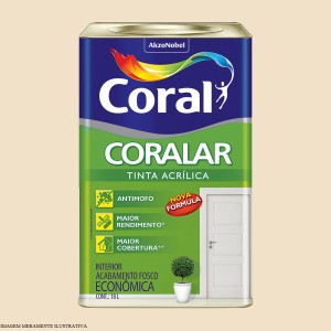 CORALAR ACRILICO + DESEMPENHO | PEROLA | 18L | CORAL