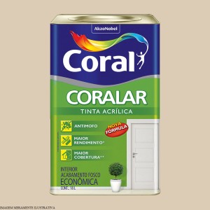 CORALAR ACRILICO + DESEMPENHO | AREIA | 18L | CORAL