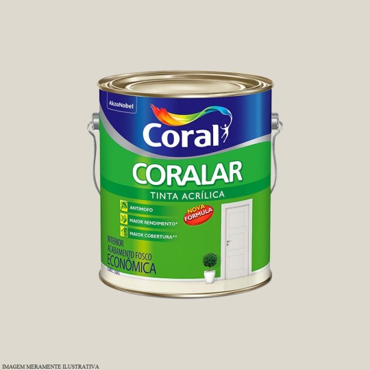 CORALAR ACRILICO + DESEMPENHO | GELO | 3.6L | CORAL