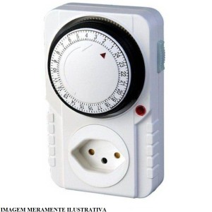 TIMER ANALOGICO | AUTOMATICO | BIVOLT | BRANCO | EXATRON