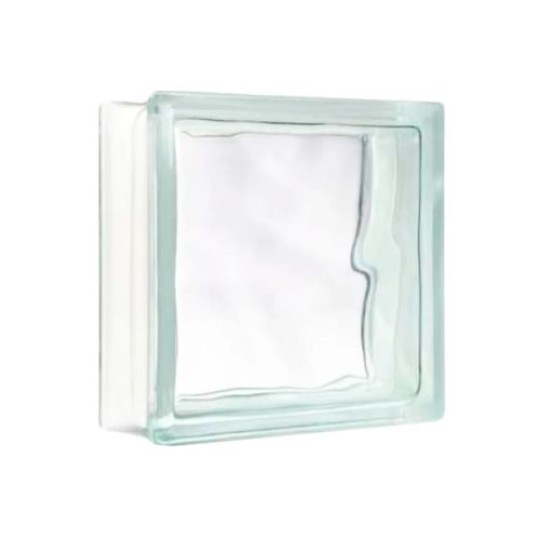 TIJOLO VIDRO ONDULADO | CLEAR WAVE | 19x19 | 1908 Y | GUEPAR