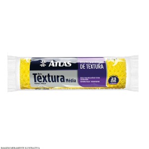 ROLO DE TEXTURA MEDIA DE ESPUMA | 23cm | 110/65 | ATLAS