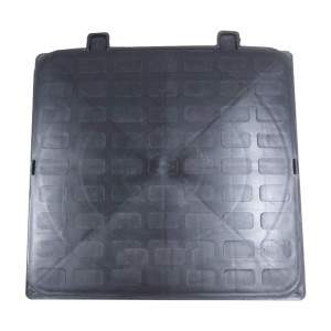 TAMPAO COM ARO | ART | 40x40 | PRETO | ODEM