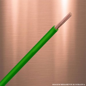 CABO FLEXIVEL | 6.0mm | COM 25m | VERDE | SIL