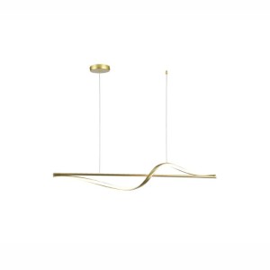 PENDENTE | LED | COASTER | OURO | 20w | 3000k | TASCHIBRA