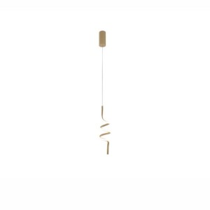 PENDENTE | LED | DELI | OURO FOSCO | 10w | 3000k | TASCHIBRA