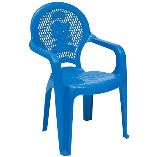 Cadeira com Braços Catty Estampada Azul 92264/070 Tramontina