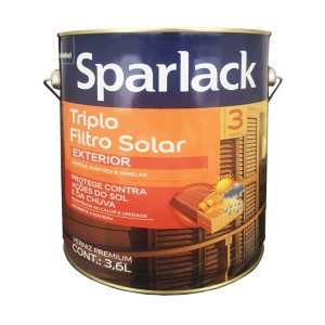 VERNIZ SPARLACK SOLGARD TRIPLO FILTRO SOLAR | INCOLOR | BRILHANTE | 3.6L | CORAL