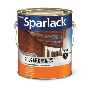 VERNIZ SPARLACK SOLGARD TRIPLO FILTRO SOLAR | INCOLOR | ACETINADO | 3.6L | CORAL