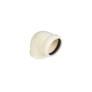 JOELHO 90 ESGOTO | BRANCO C/ANEL | 40x40 | KRONA