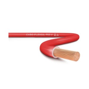CABO FLEXIVEL | 750 | 2.5 | COM 100m | VERMELHO | SIL