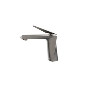 MONOCOMANDO LAVATORIO MESA | WJ-2875-DH-CZ | B BAIXA | DOHA | CINZA | JIWI