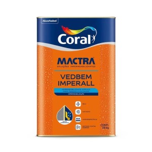 IMPERMEABILIZANTE | VEDBEM IMPERALL 10 EM 1 | 18kg | MACTRA | CORAL