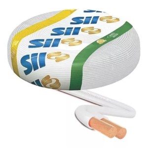 CABO FLEX PARALELO | 2x0.75 | COM 100m | BRANCO | SIL