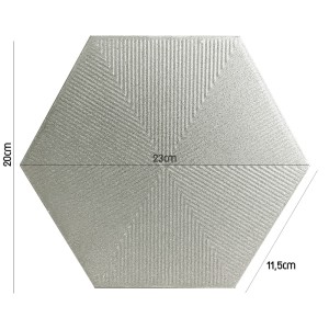 REVEST HEXAGONAL CONNECT GREY | 1.02 | V2-PLL | ROSAGRES