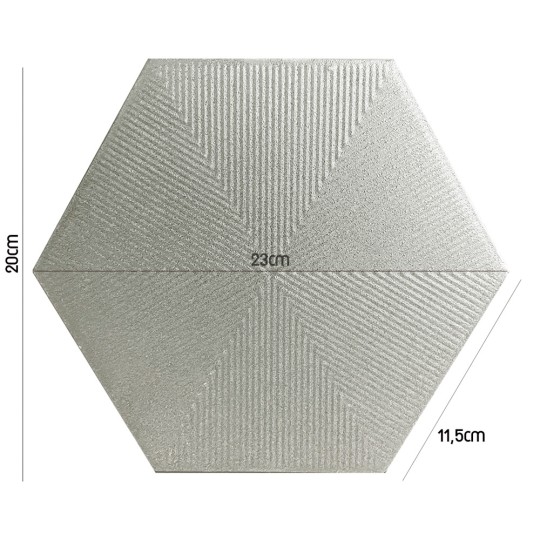 REVEST HEXAGONAL CONNECT GREY | 1.02 | V2-PLL | ROSAGRES