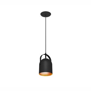 PENDENTE | BELL | PRETO+COBRE | 1xE27 | TASCHIBRA
