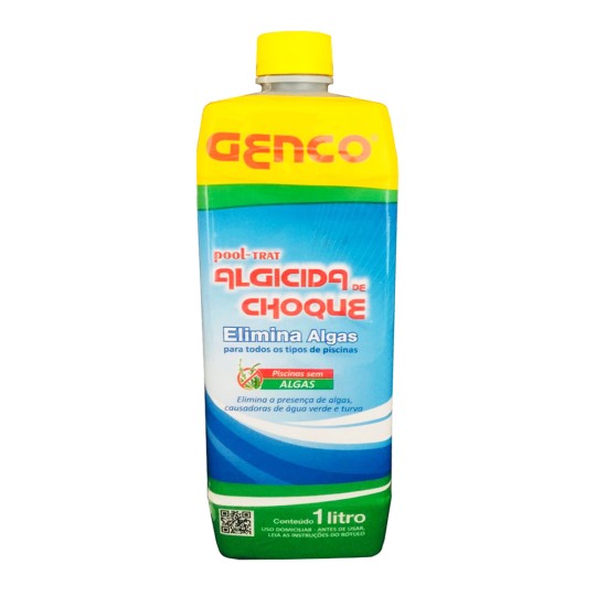 CLORO ALGICIDA GENCO | CHOQUE | 1L