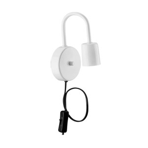 ARANDELA | 81033 | AL P/1 LAMP. E27 C/INTER. LIGA/DESL. BRANCO | CLICK INJET
