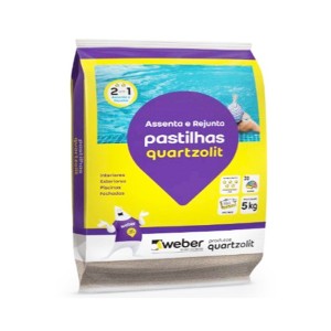 ARGAMASSA NOVO PASTILHA | INT-EXT | 5kg | MARROM CAFE | QUARTZOLIT