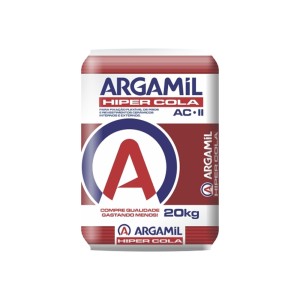 ARGAMASSA HIPER COLA INTERNO-EXTERNO AC2 | CINZA | 20kg | ARGAMIL