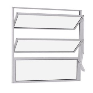 BASCULANTE BRANCO STD | 3101403 | 80x80 | VIDRO LISO | MSG