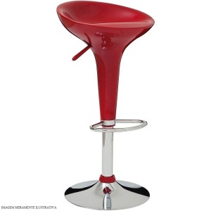 BANQUETA LOTUS | VERMELHA | MOR DE 561.68