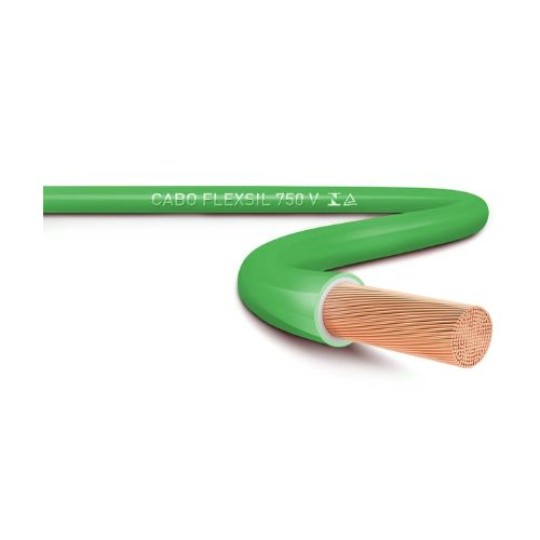 CABO FLEXIVEL | 750 | 10.0 | COM 100m | VERDE | SIL
