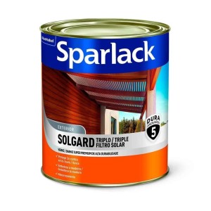 VERNIZ SPARLACK SOLGARD TRIPLO FILTRO SOLAR | INCOLOR | ACETINADO | 0.9L | CORAL