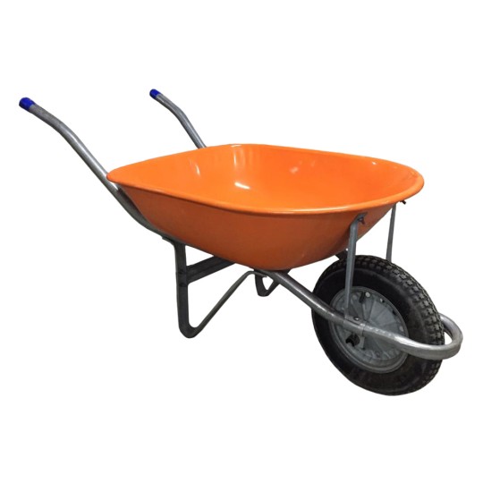 CARRINHO DE MAO SUPER | PNEU CAMARA | LARANJA | 3.25x8 | METALOSA